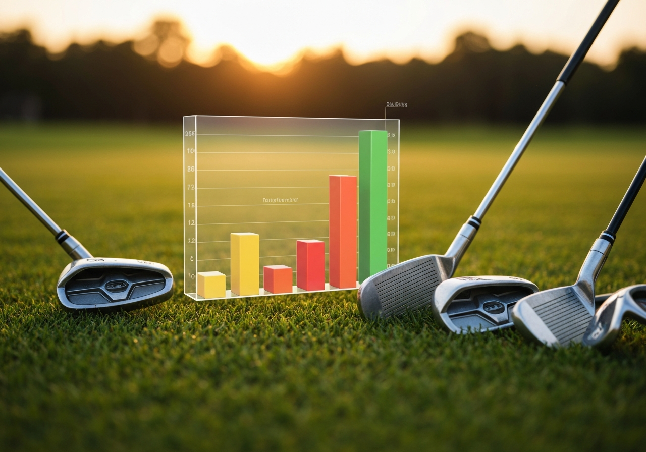 Distance loss comparison: Burner Irons vs. modern forgiving irons on mishits