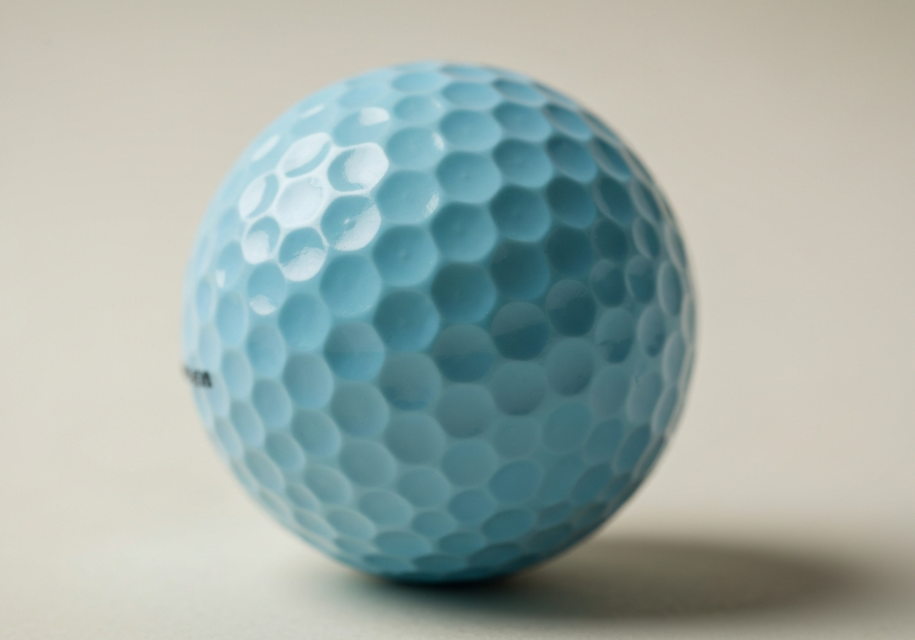 Callaway Truvis technology pattern on a golf ball