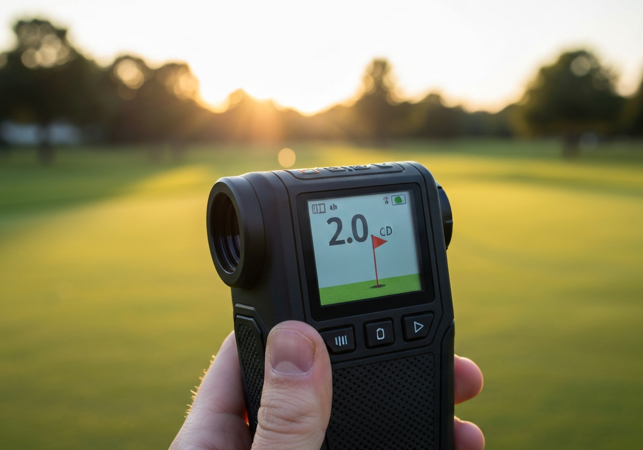 Callaway 300 Pro display showing accurate distance to pin