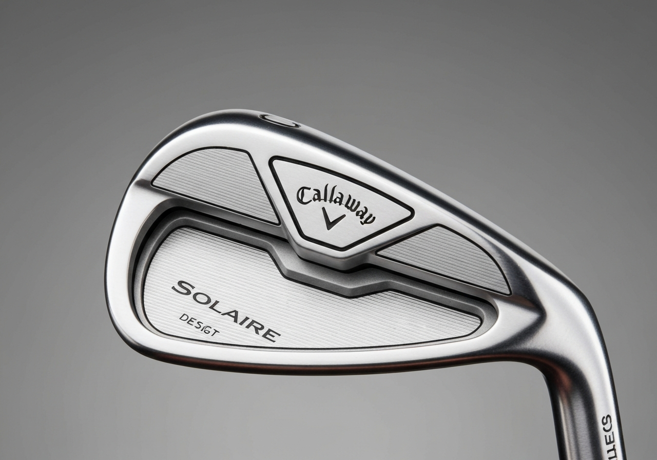 Callaway Solaire iron progressive offset design to reduce slice