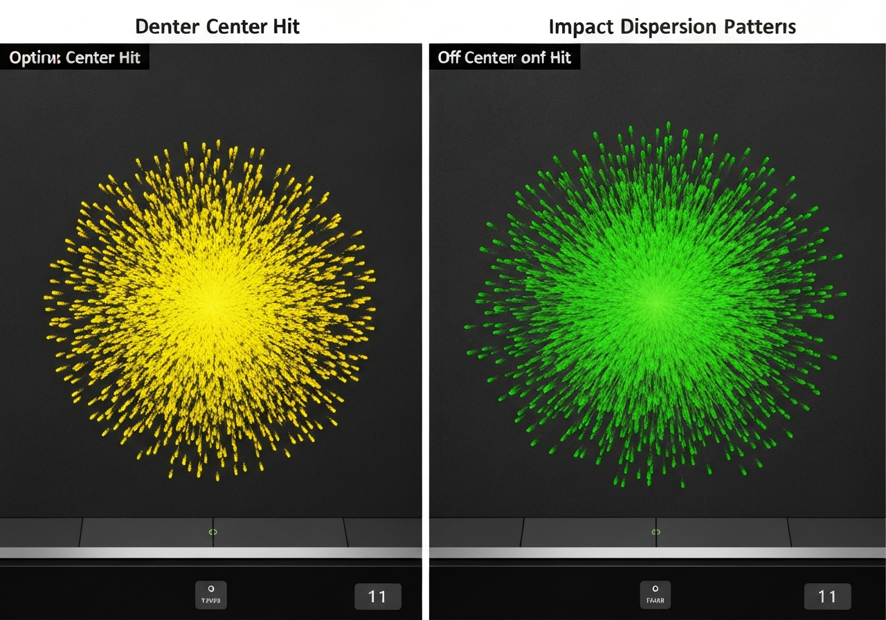 Forgiveness comparison: Big Bertha driver impact dispersion