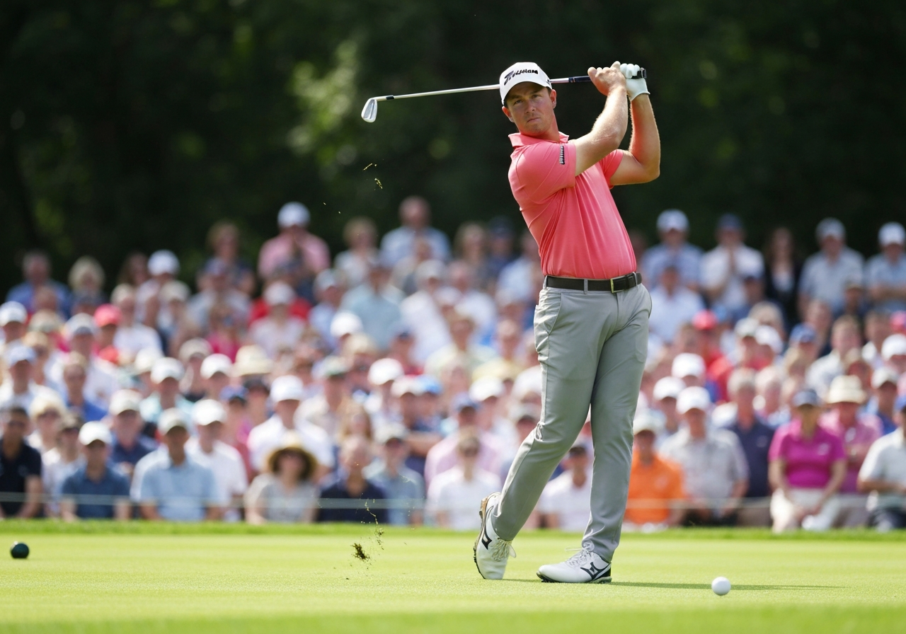 Thomas Detry using Mizuno irons on PGA Tour