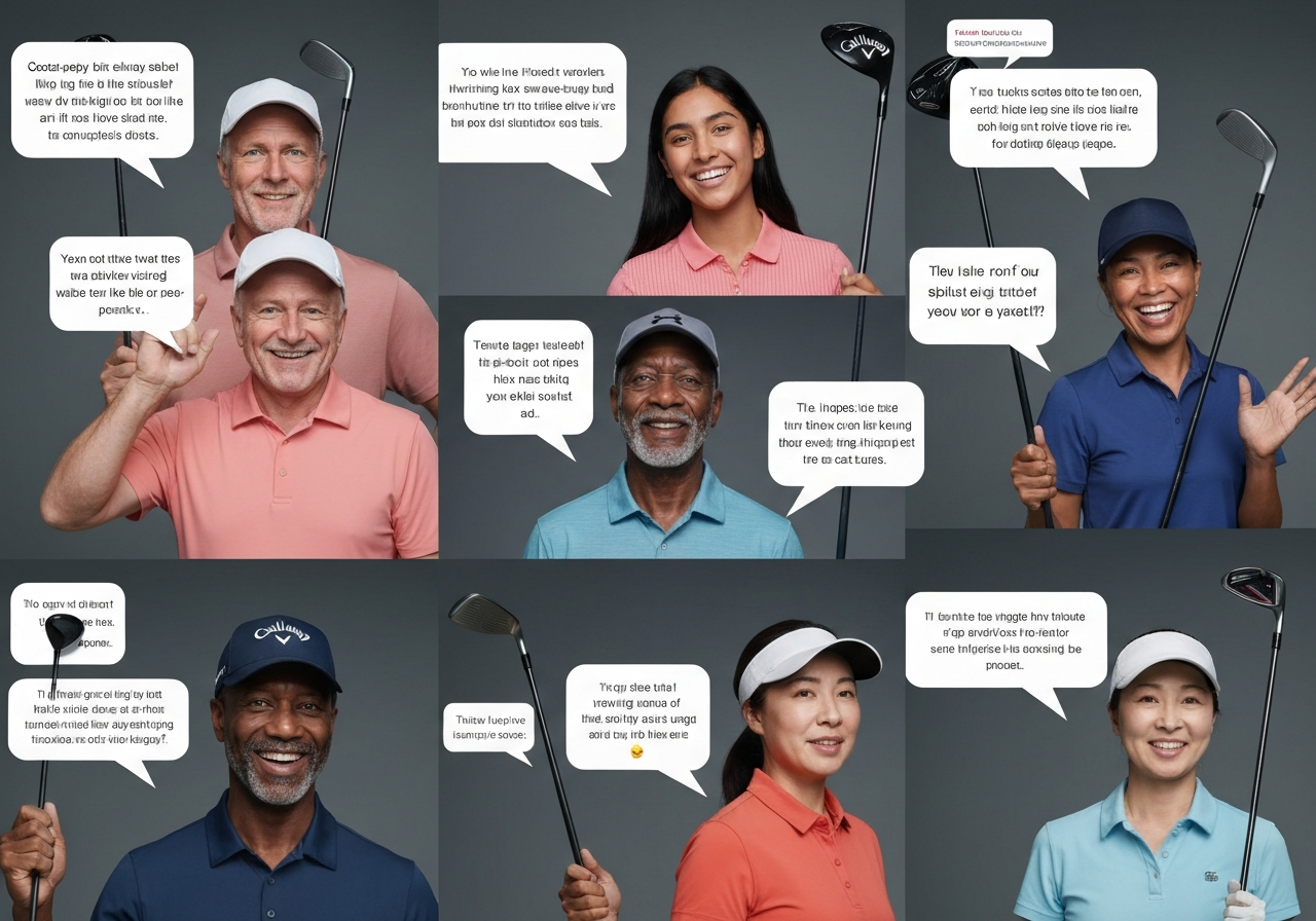 User feedback collage for Costco Callaway golf clubs