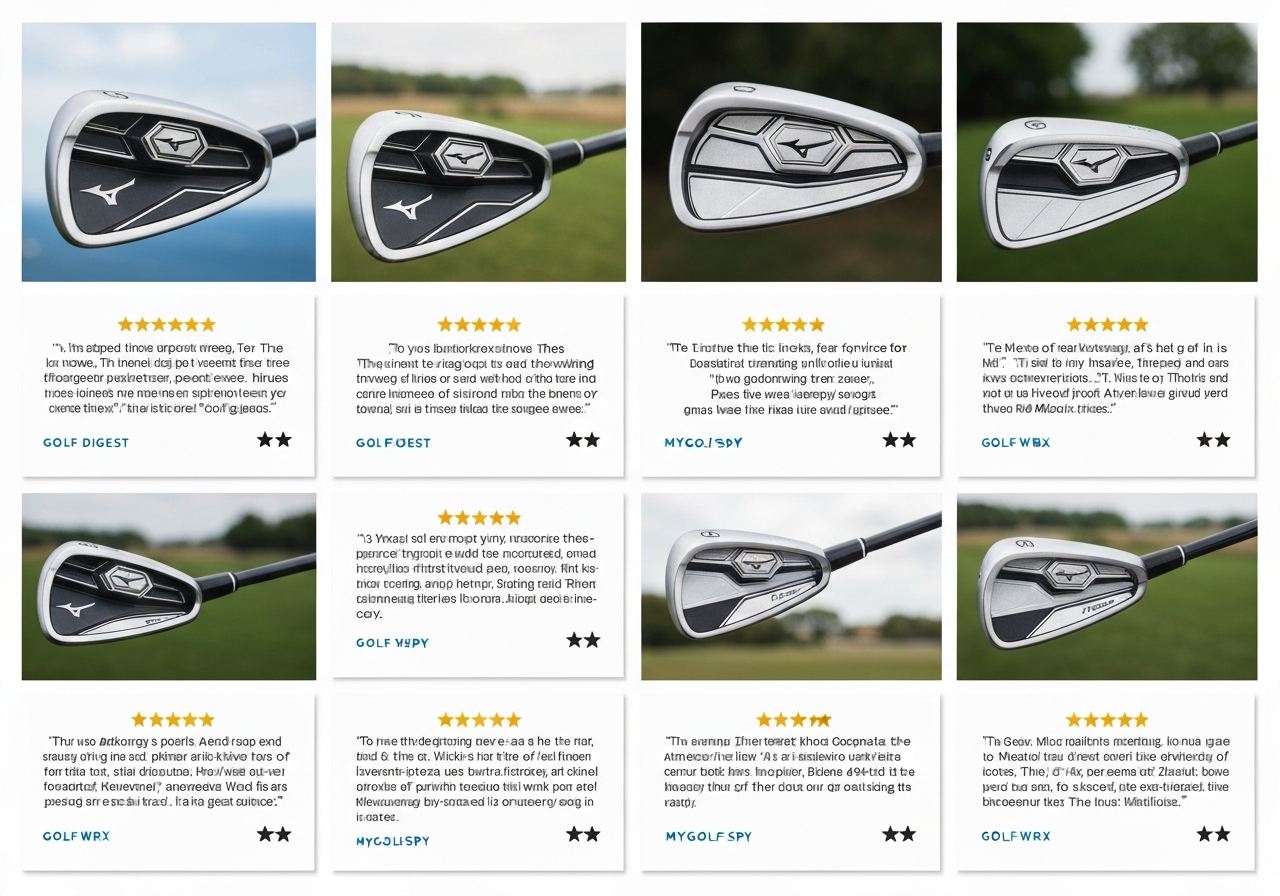 Early user review snippets for Mizuno MP-23 and JPX 24 irons 2026