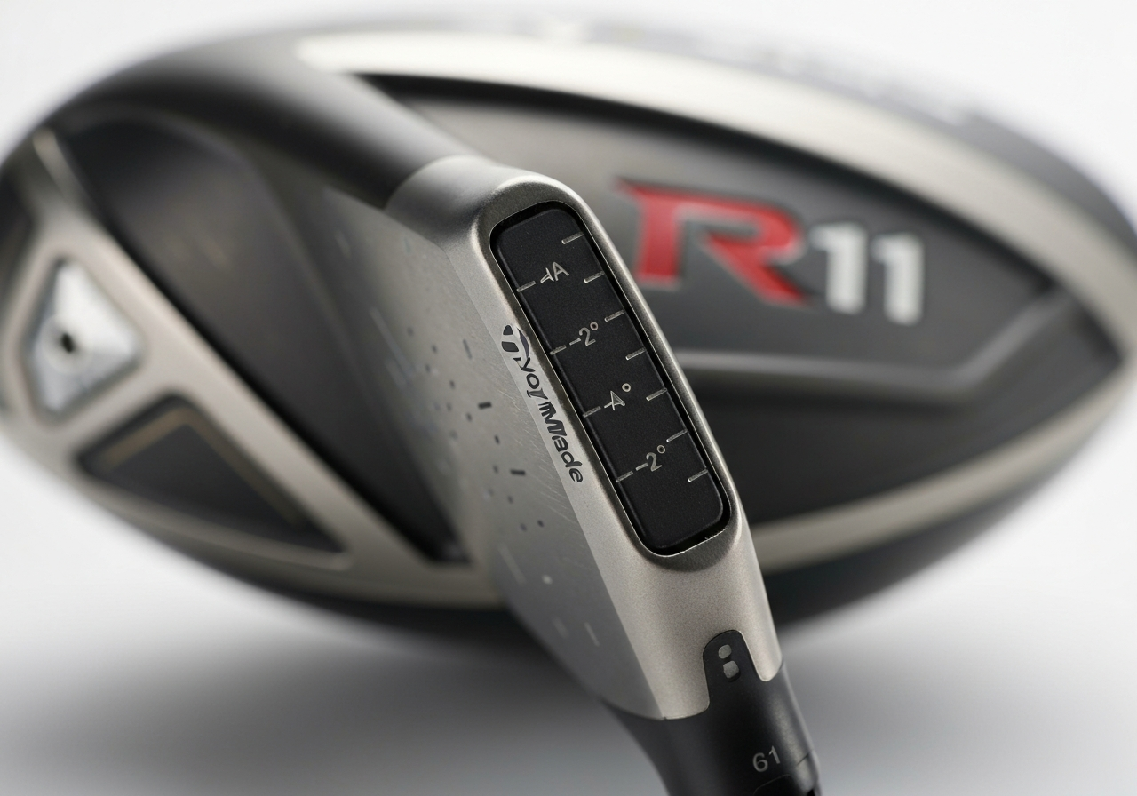 When Was TaylorMade R11 Released? Timeline Overview (2026) 1 Illustration of TaylorMade R11 loft adjustability sleeve and weight track
