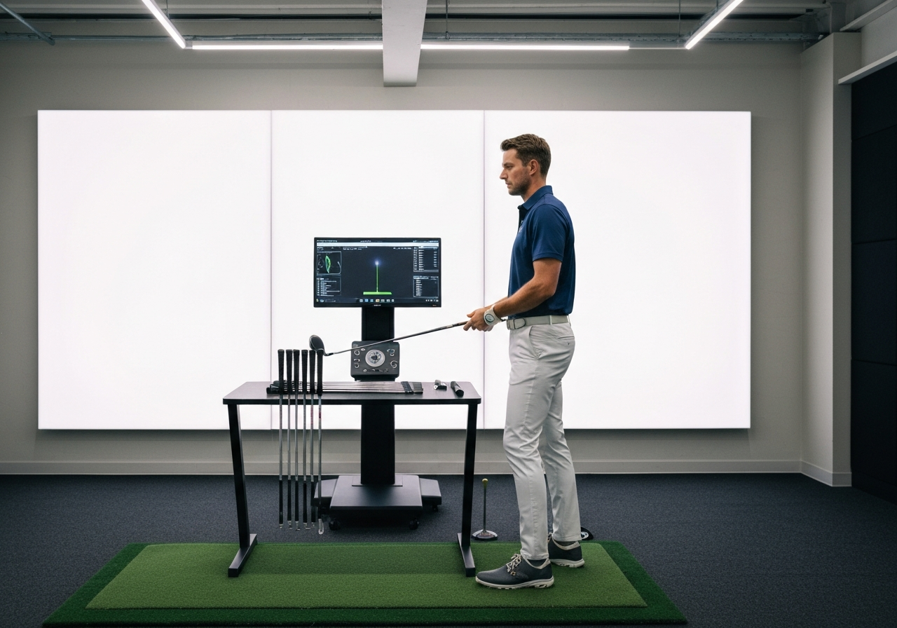 Custom fitting session for Taylormade SIM2 irons with shaft options