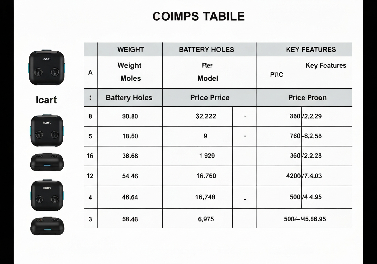 Icart Classic Pro Elite comparison table 2024 2025
