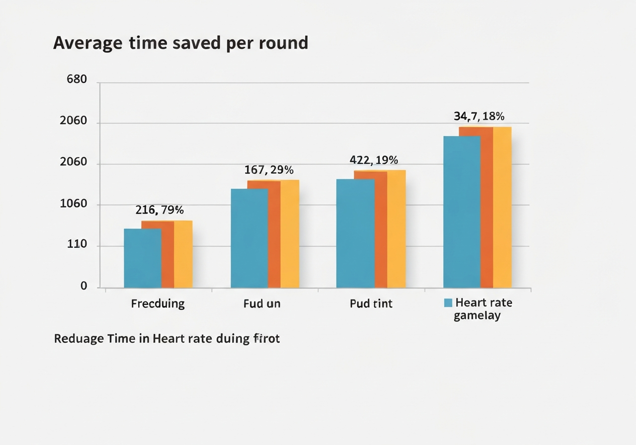 Graph of time saved and heart rate benefits using electric trolley