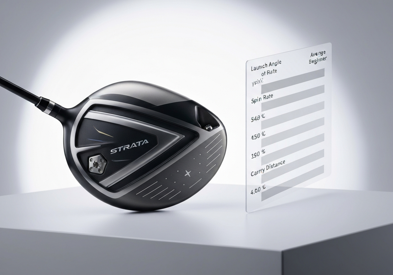Performance test results chart for Callaway Strata driver