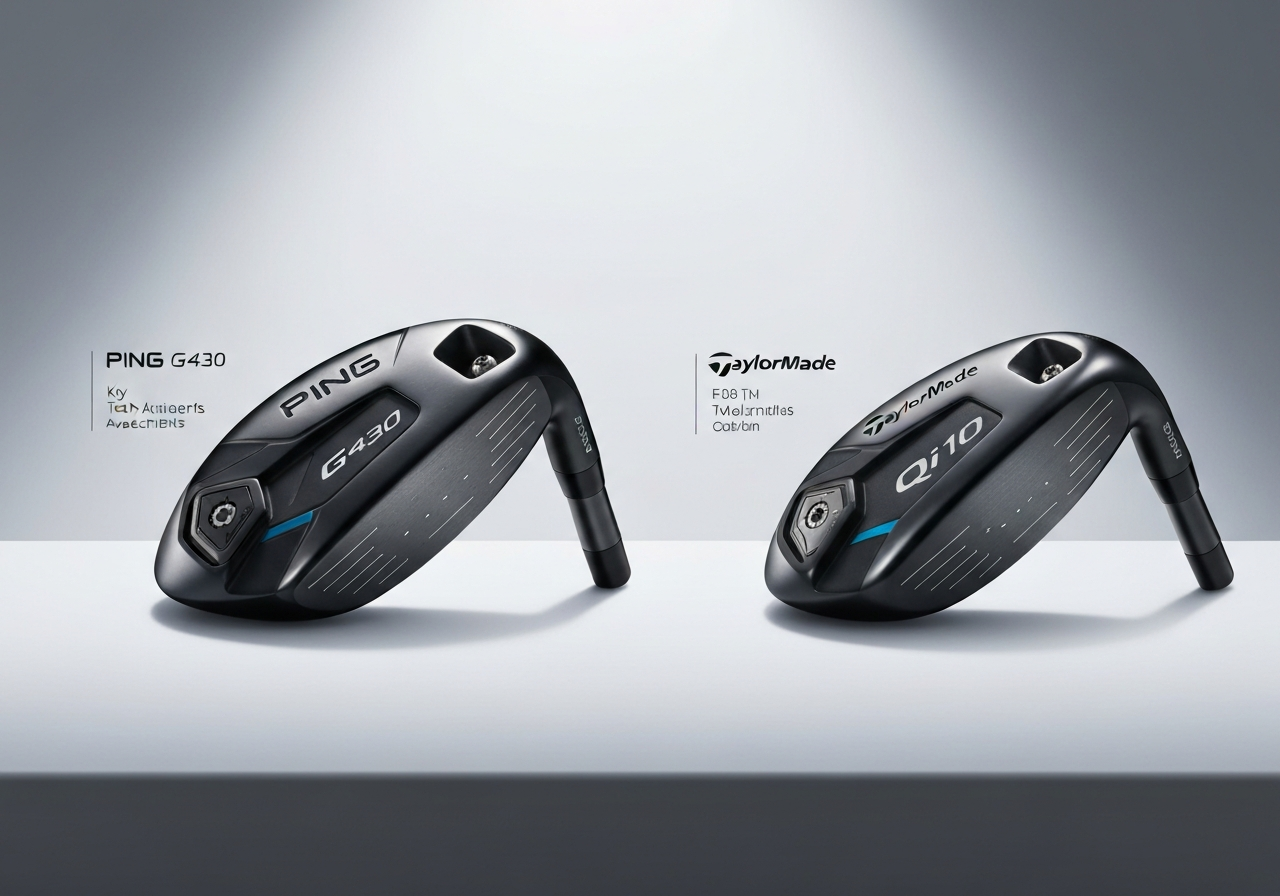 2024-2025 Ping and TaylorMade technology comparison chart