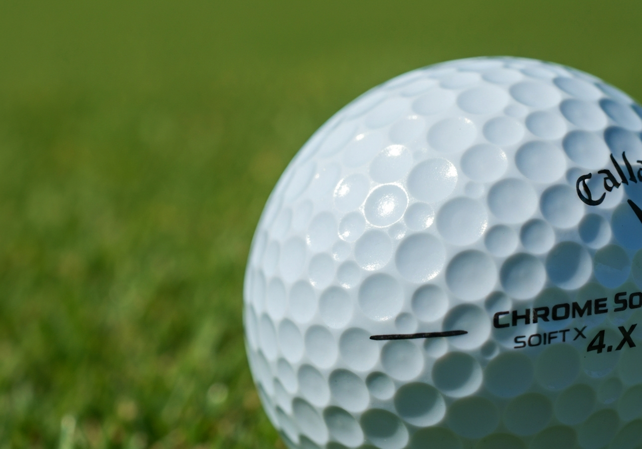 Best Callaway Golf Balls: Top Picks for Every Golfer (2026) 2 Callaway Chrome Soft X golf ball closeâup showing dimple pattern