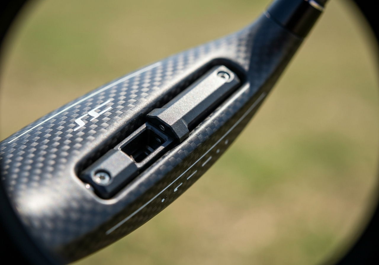 Carbon fiber golf trolley bag with tech pocket