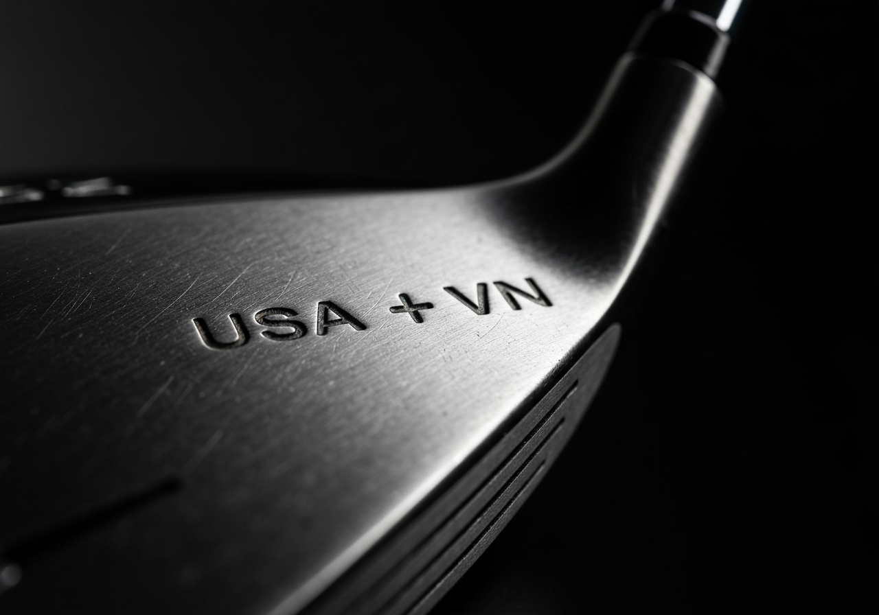 Are Callaway Golf Clubs Made in USA? The Real Story (2026) 5 Callaway club hosel marking indicating country of origin