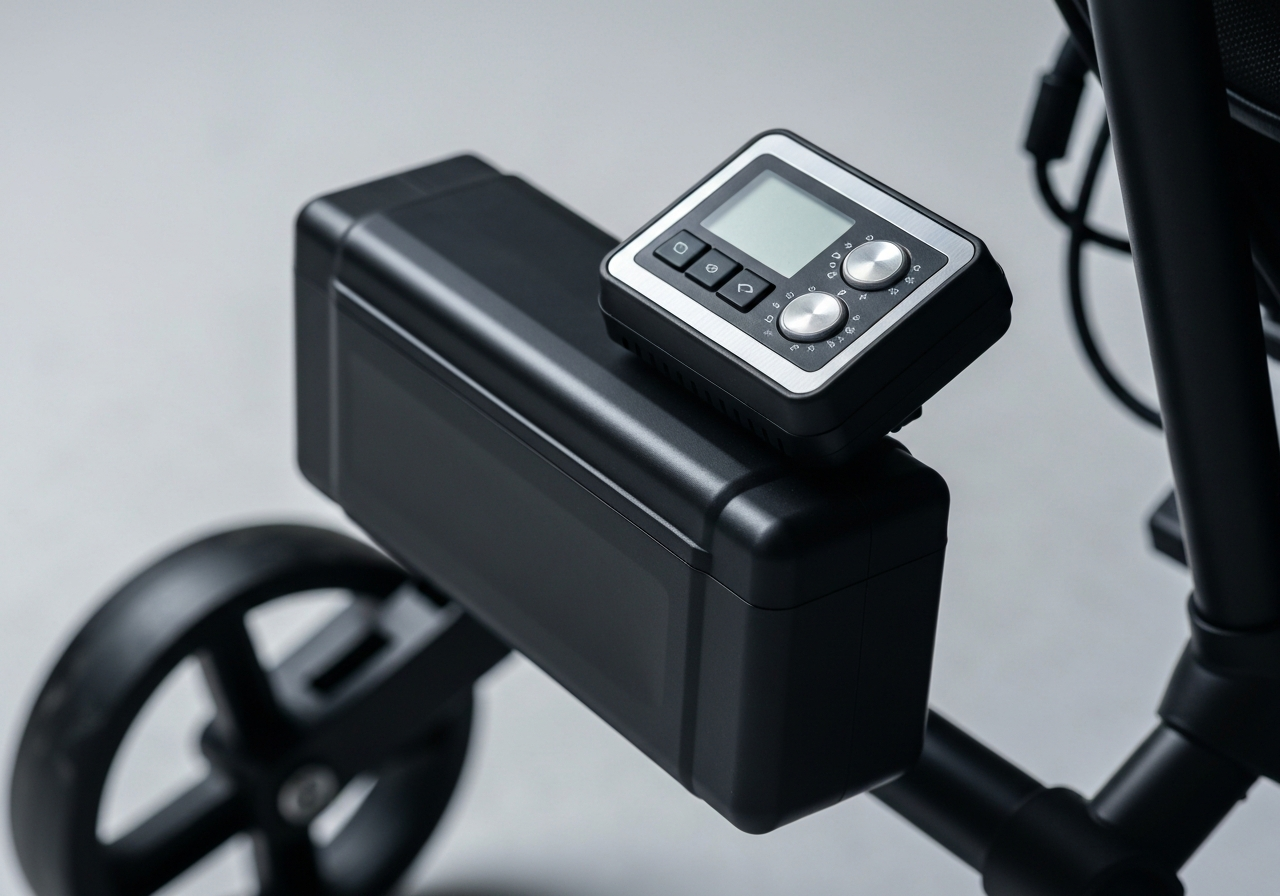 lithium battery and control panel of electric golf trolley