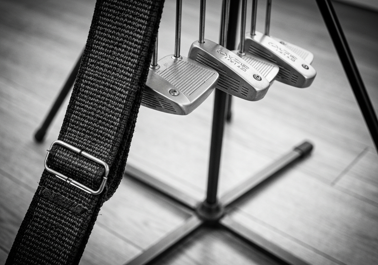 Can a Golf Stand Bag Be Used on a Cart? (2026 Guide) 1 Stand bag leg release and strap details