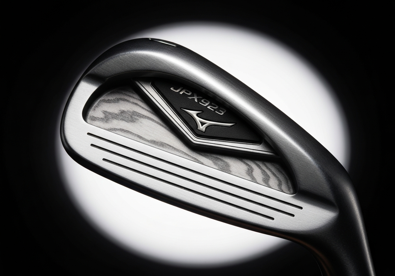 Mizuno JPX923 Tour iron head detail