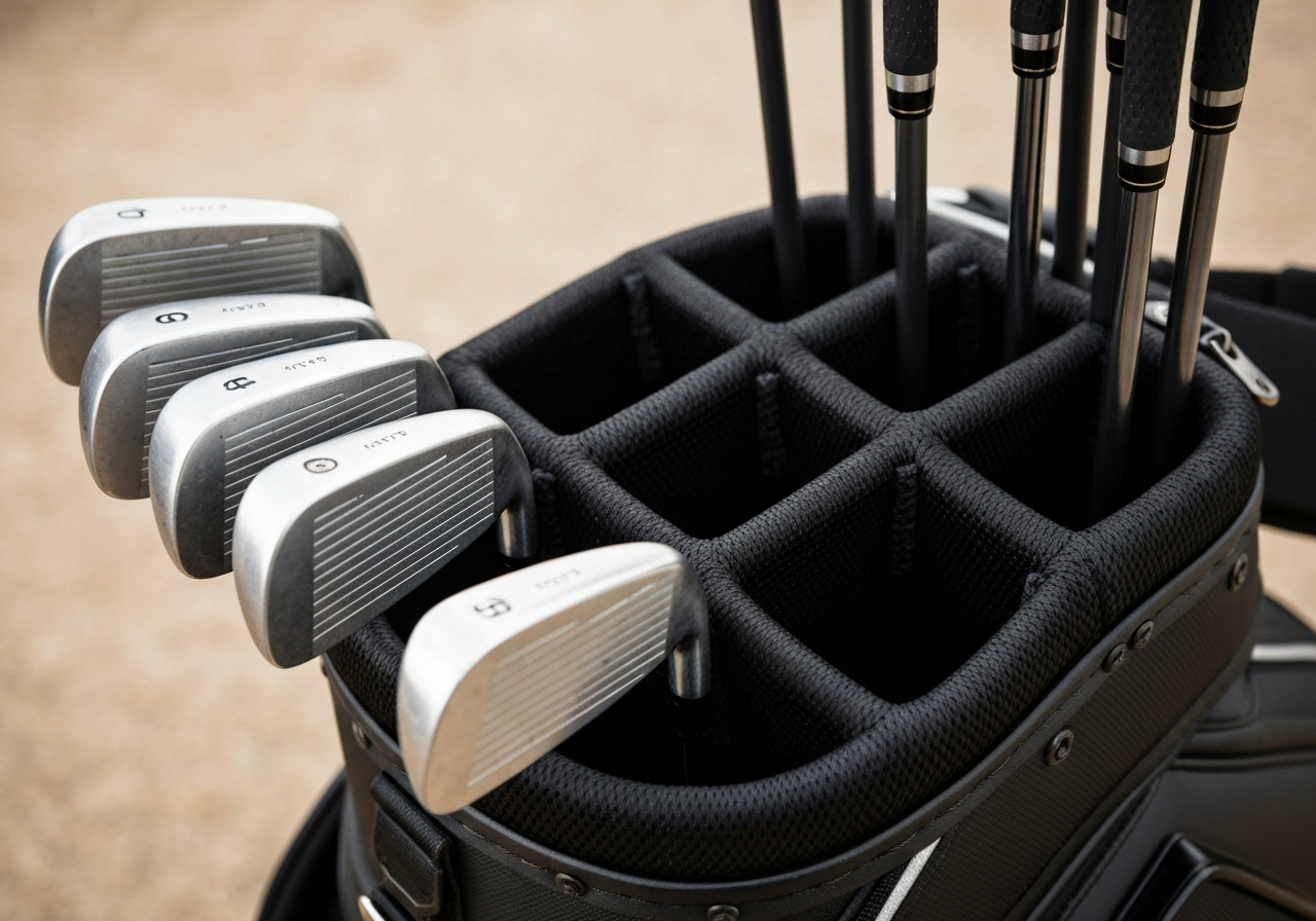 Clicgear B3 Cart Bag Review: Perfect for Your Clicgear (2026) 1 Clicgear B3 divider system close up