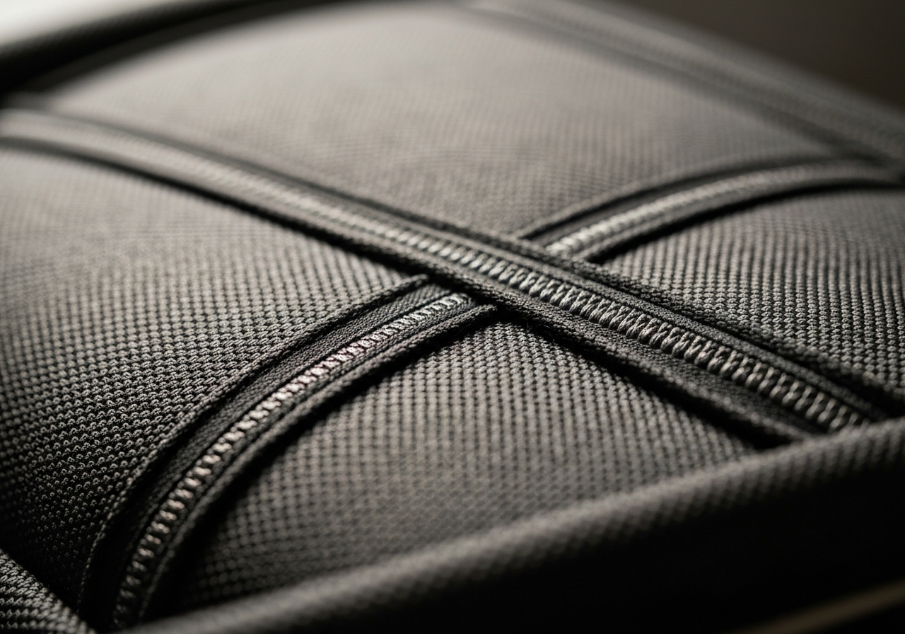Prosimmon Tour 14 Way Cart Golf Bag Review: Tour-Level Features (2026) 1 Detail of Prosimmon Tour bag material â denier and waterâresistant coating