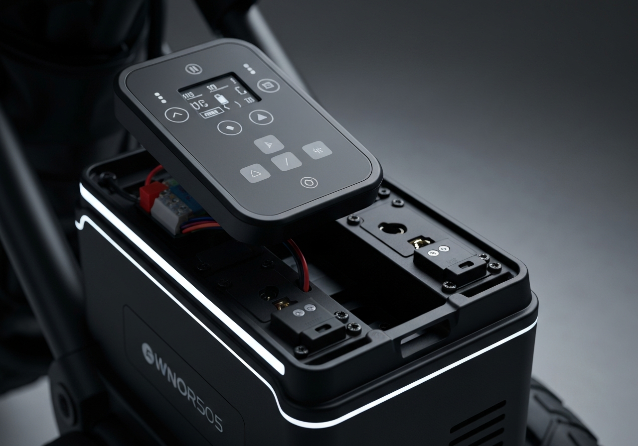 2025 golf trolley battery and control panel