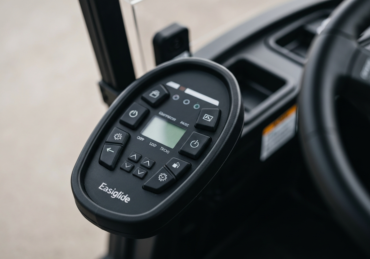 Easiglide Golf Trolley Reviews: Best Models Compared (2026) 1 Easiglide X2 control panel with LCD speed display