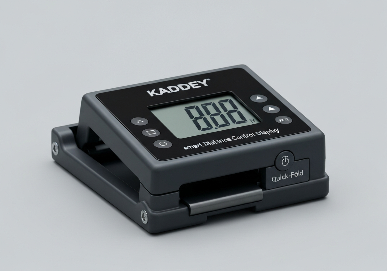 Kaddey trolley smart control panel and fold joint