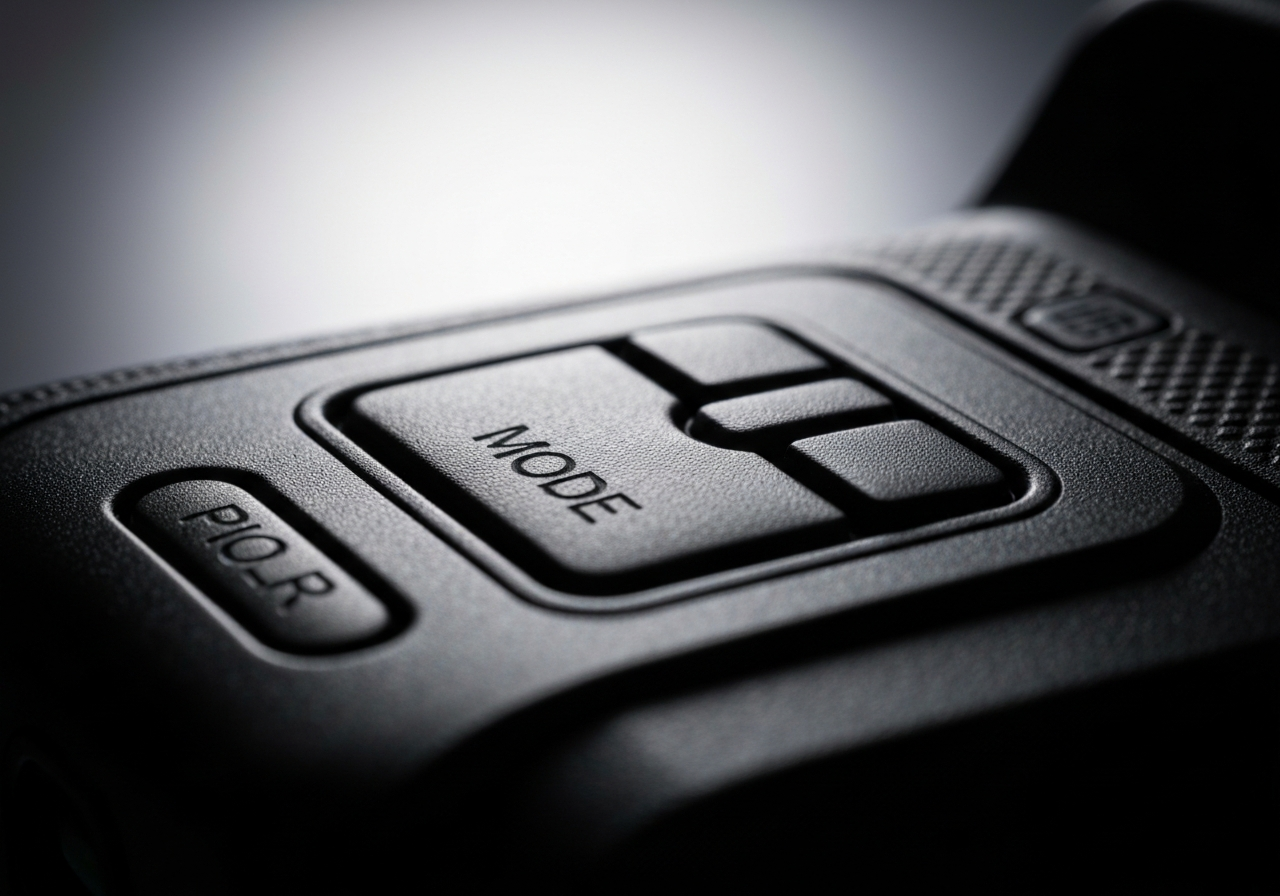 Callaway rangefinder mode button close up