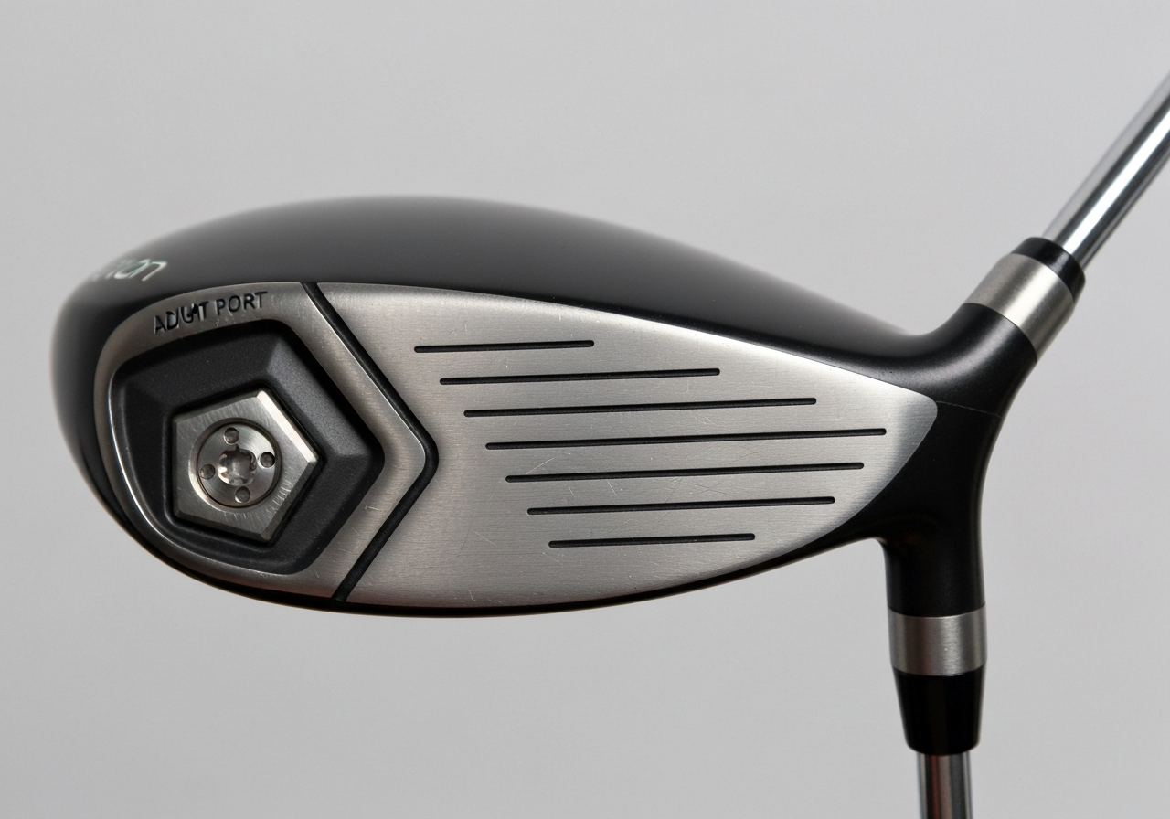 How to Adjust TaylorMade M6 Driver: Achieve Peak Performance (2026) 1 TaylorMade M6 driver hosel with adjustment screw and weight ports visible