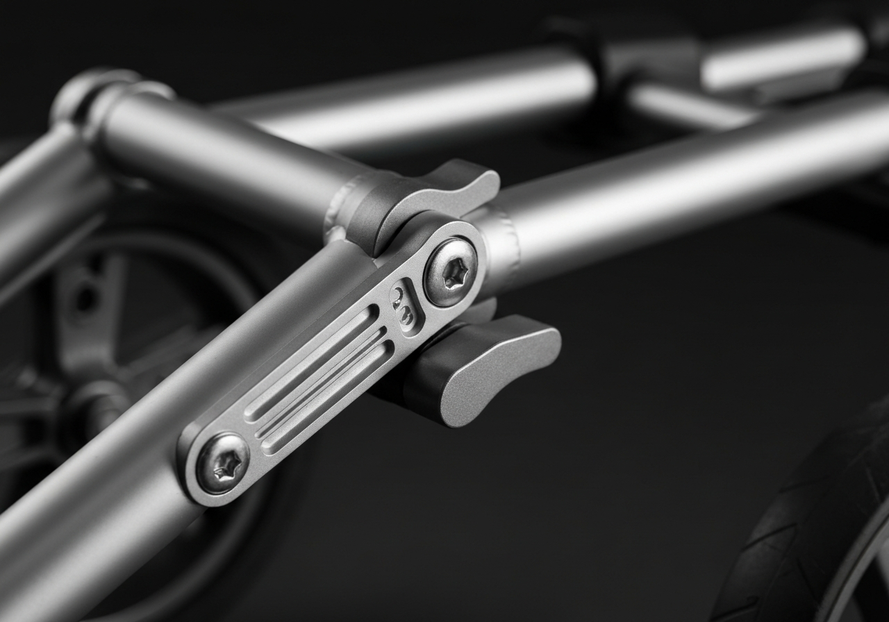 Stewart R1-S frame and wheel detail