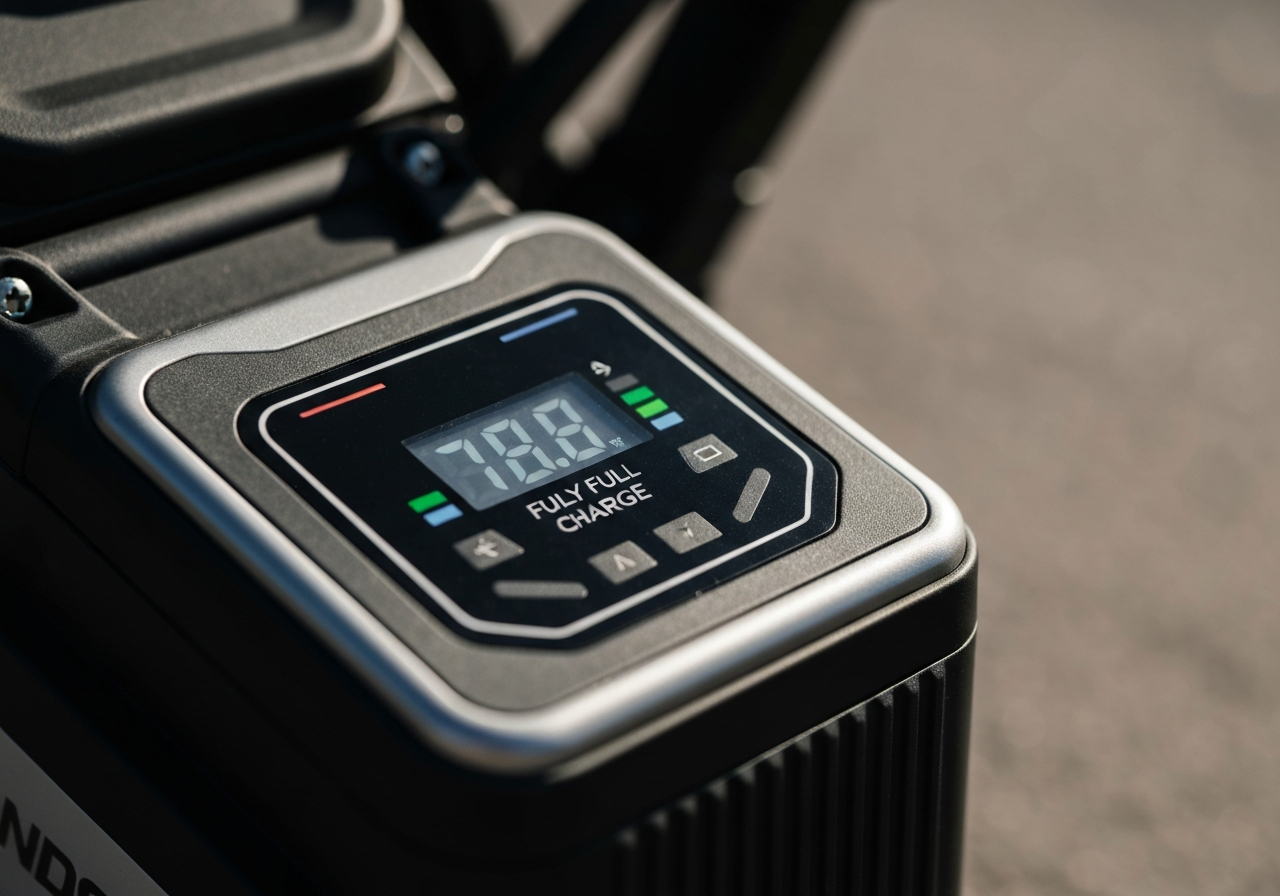 Gita Golf Trolley battery and control interface closeâup