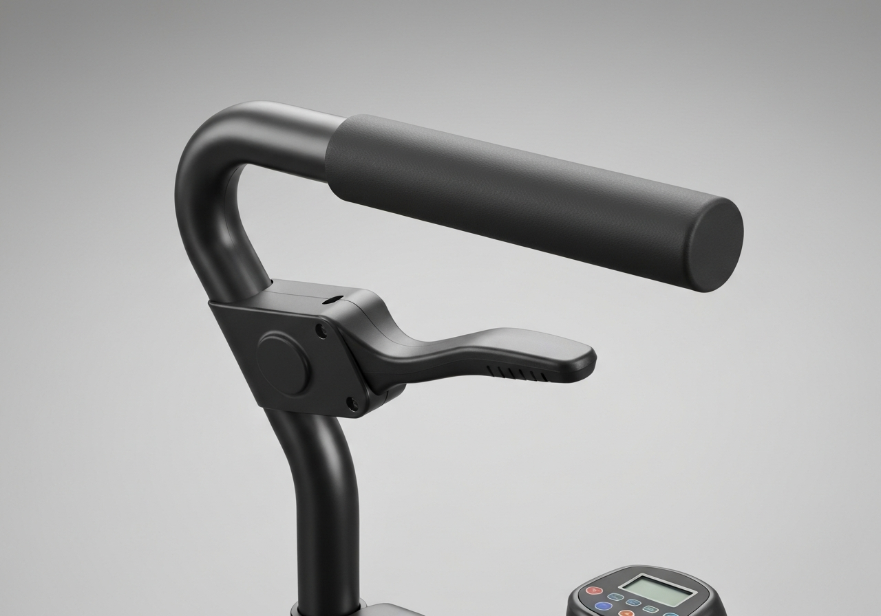 Ergonomic handle and control panel of Bentley electric golf trolley