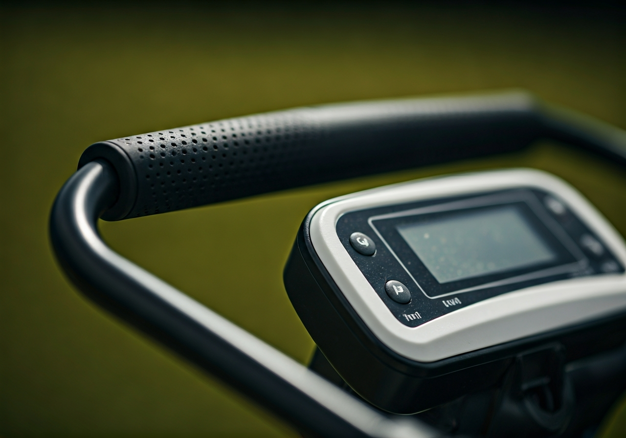 Stowamatic GTS control panel with adjustable handle and LCD display