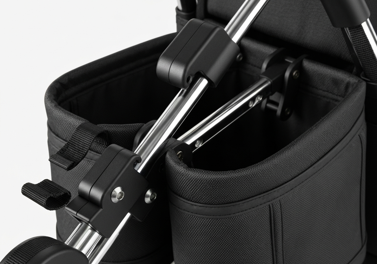 Skymax Cube 3 Wheel Golf Trolley Review: Top Features (2026) 1 Skymax Cube storage details