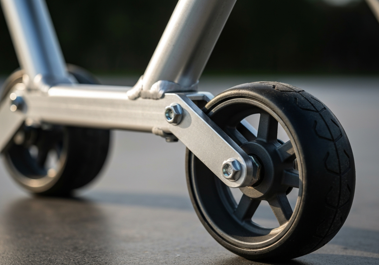 Reinforced wheels of Hillbilly trolley