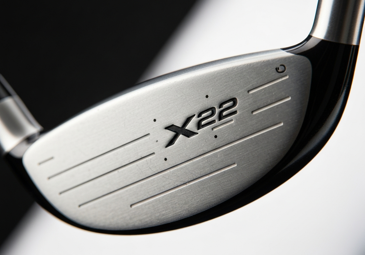 Callaway X22 iron closeup showing S2H2 technology