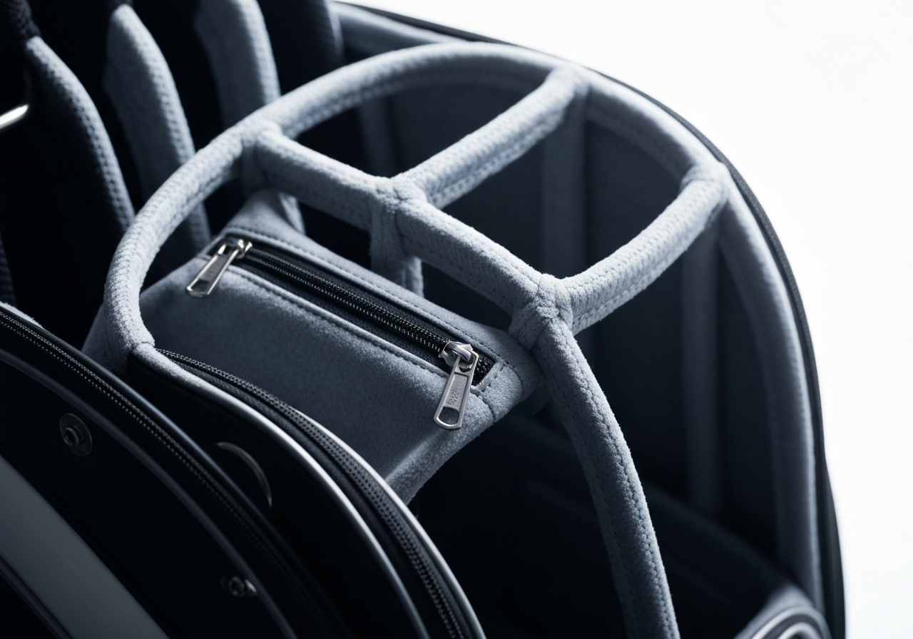 Nike Performance Cart Bag Review: Athletic Excellence (2026) 1 Inside view of Nike Performance Cart Bag pockets