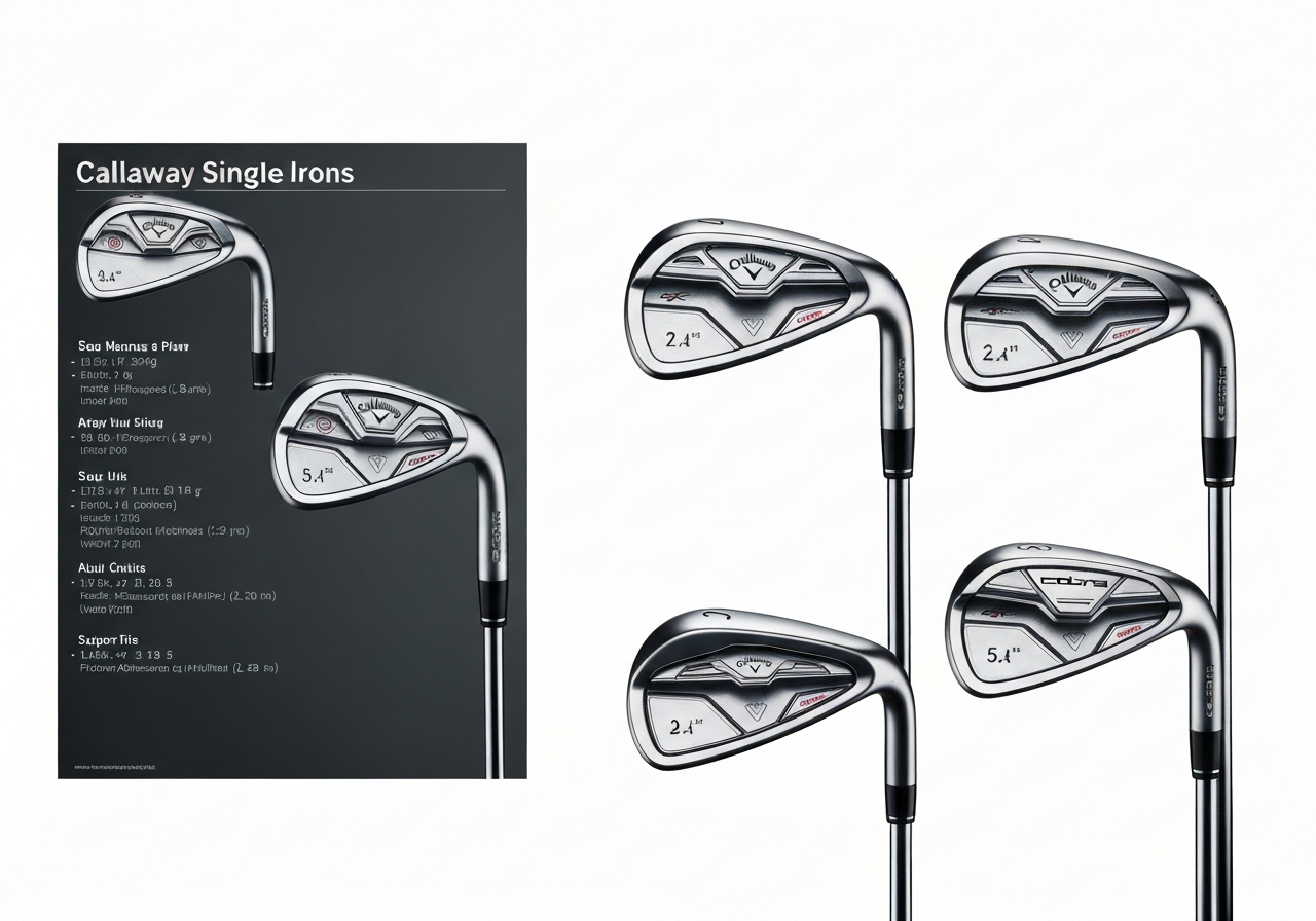 Does Callaway Make Single Length Irons? Detailed Analysis (2026) 2 Comparison chart of Callaway and Cobra single length iron specifications