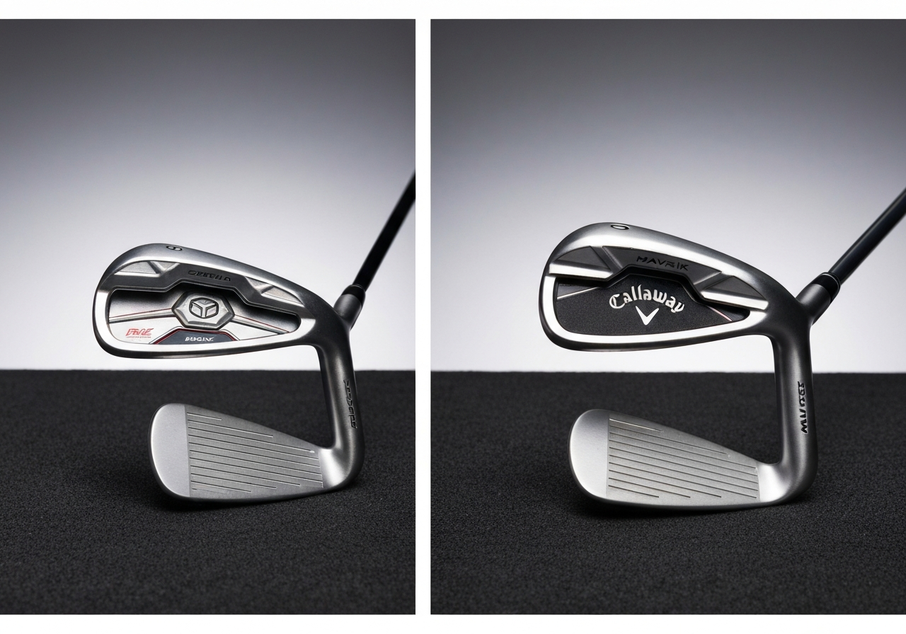 Launch angle and spin comparison table: Speedblade vs Mavrik Max