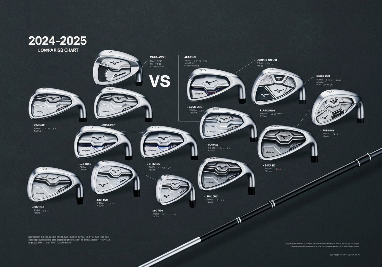 Are Mizuno Irons Forgiving? A 2026 Guide to Choosing the Right Set for Your Game (2026) 1 Mizuno 2024-2025 iron lineup comparison chart