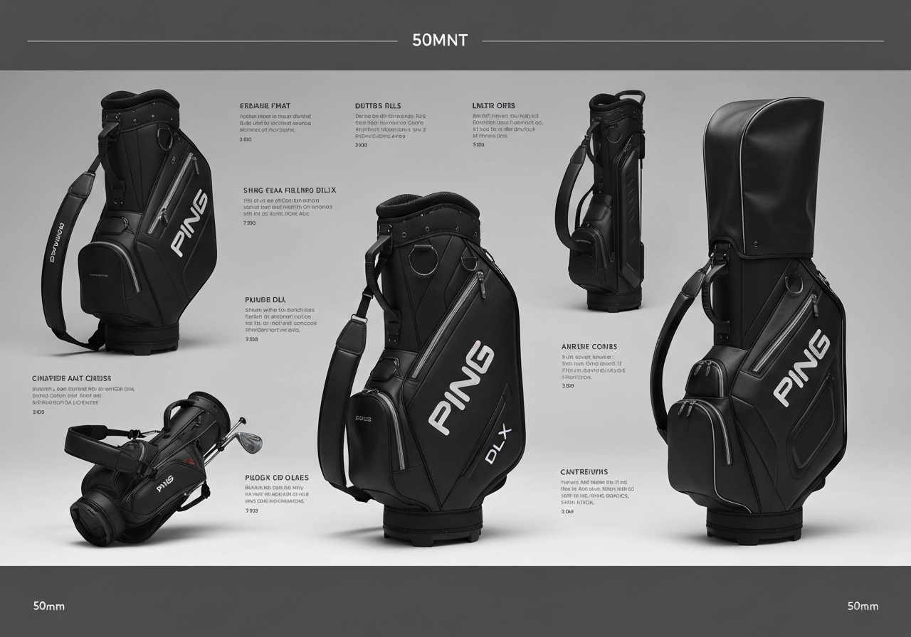 2026 waterproof golf bag comparison chart Ping DLX vs Titleist Callaway Sun Mountain