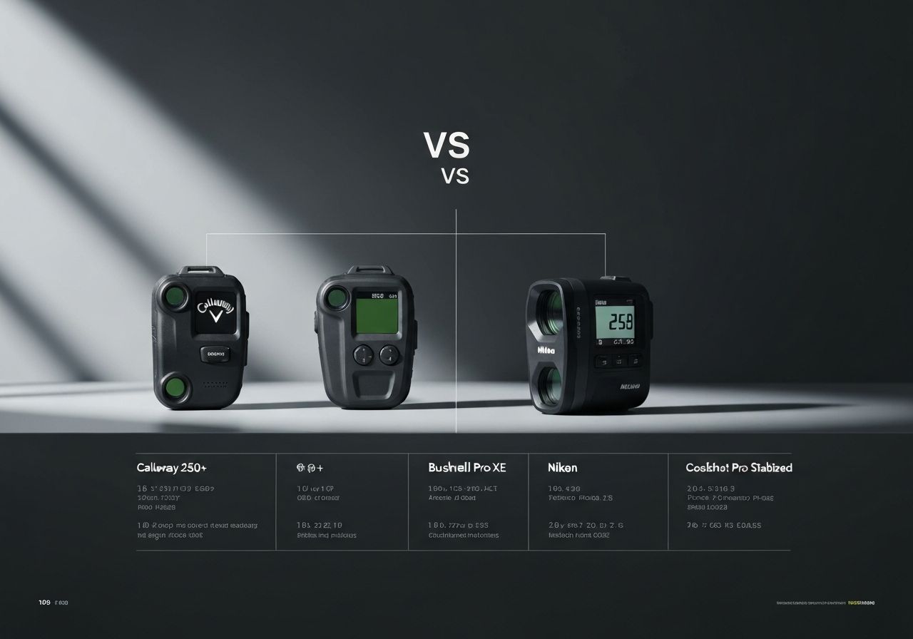 Callaway 250+ Laser Rangefinder Review: Worth the Upgrade? (2026) 2 Comparison table of laser rangefinders features