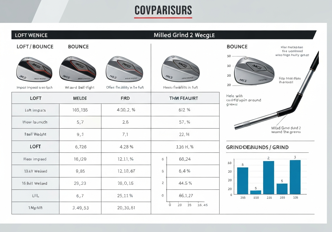 TaylorMade MG3 vs Milled Grind 2 wedge specifications