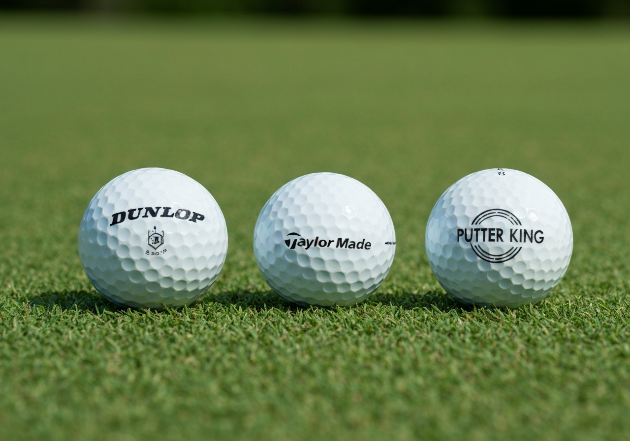 Comparison table of lowâcompression golf balls: ERC Soft, TruFeel, Soft Feel, e6