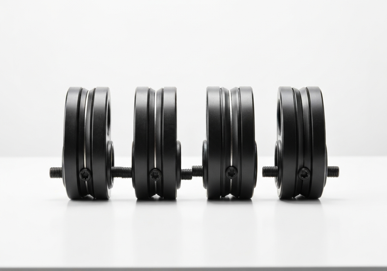 Diagram of trolley clamp types: hook, pin, and quickârelease