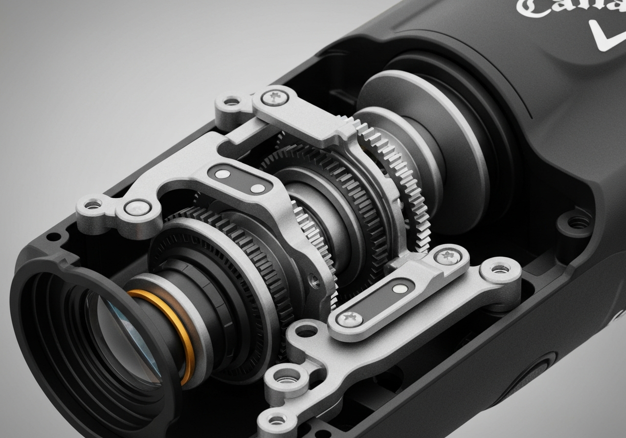Callaway Rangefinders: Who Makes Them? (2026) 1 Internal view of Callaway rangefinder slopeâswitch technology