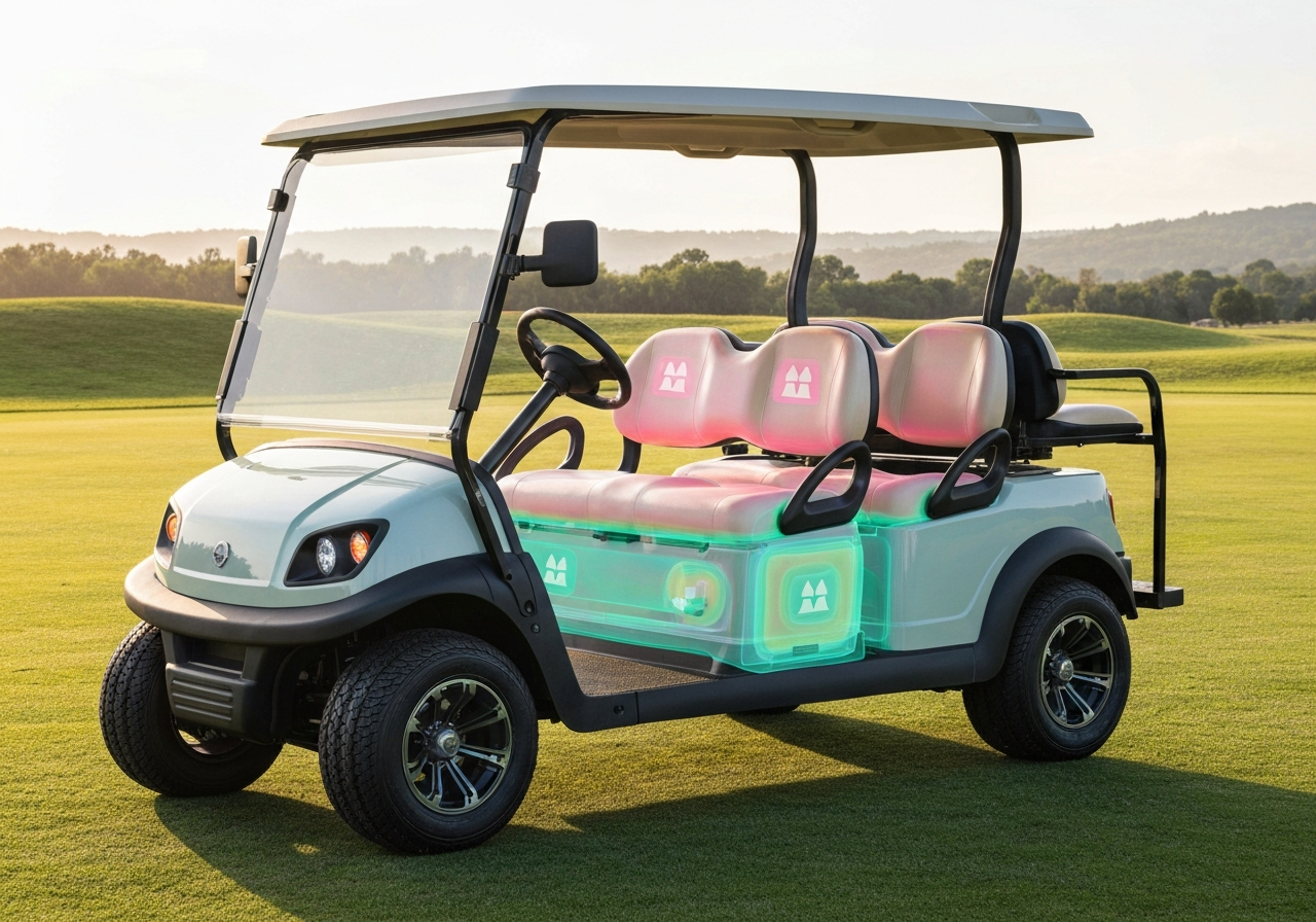 How to Carry Golf Bags on a 4 Seater Golf Cart: Practical Guide (2026) 1 Weight distribution zones on a four seater golf cart