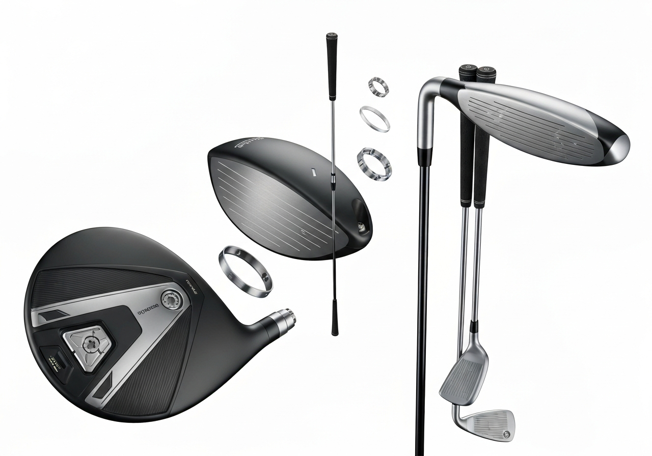 TaylorMade M1 adjustable sliding weights diagram