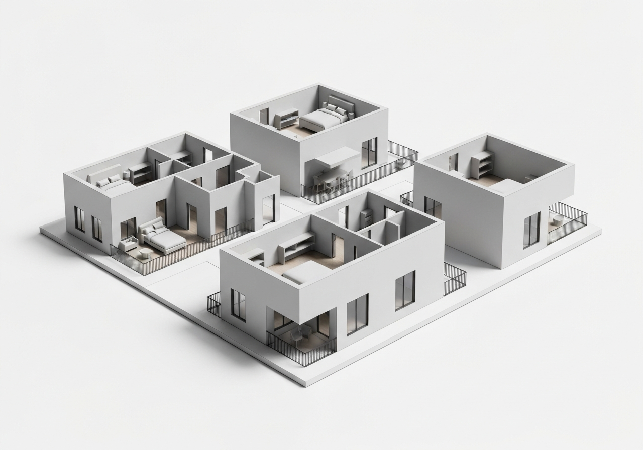Callaway House floor plan studio one bedroom two bedroom