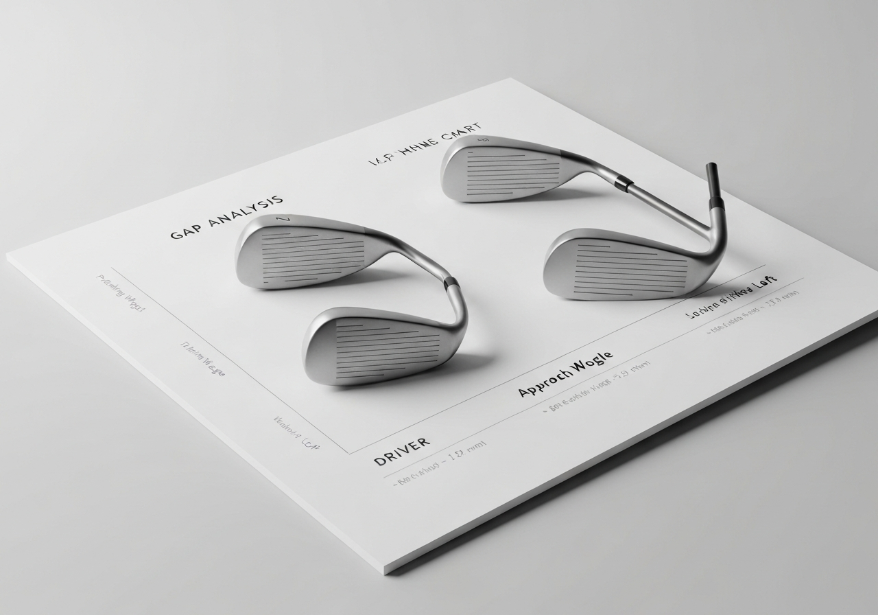 Wedge loft gap chart for proper distance spacing