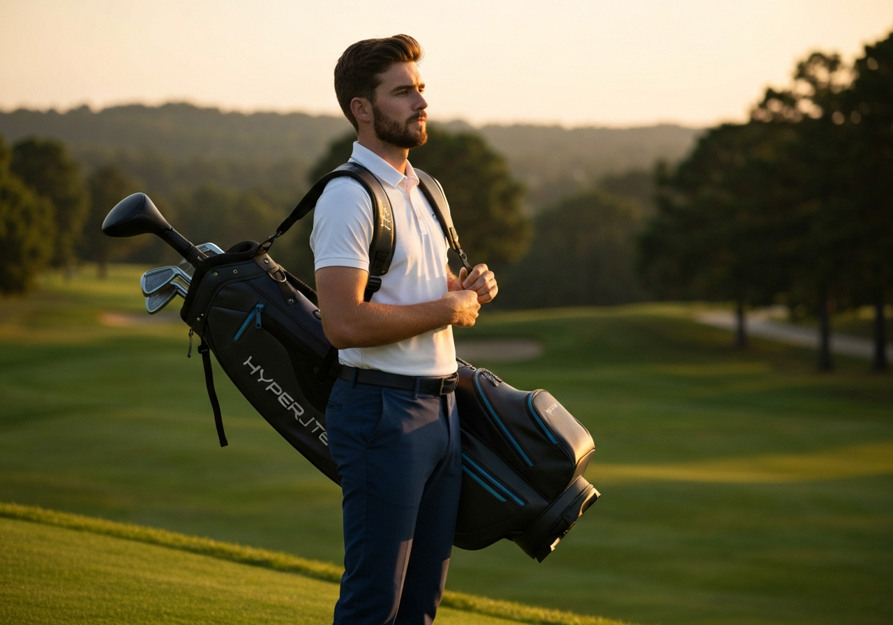 Callaway Hyperlite Zero Review (2026): The Lightest Golf Bag Youâll Ever Own? 1 Golfer using Callaway Hyperlite Zero bag while walking the course