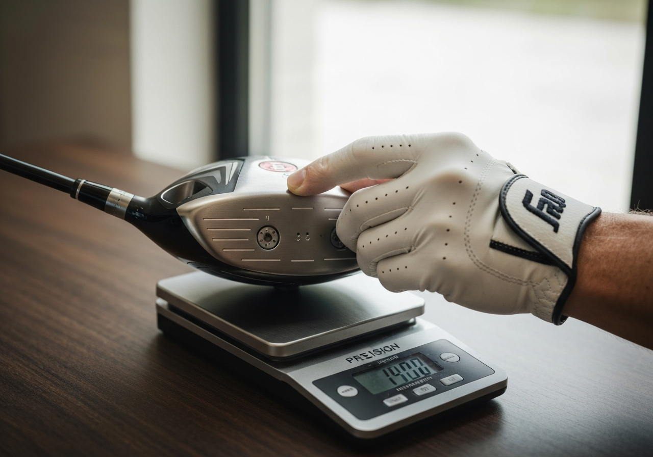 How to Adjust a TaylorMade Driver: Step-by-Step Guide (2026) 2 Golfer verifying weight placement on a TaylorMade driver track